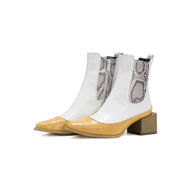  Naty Women's Fall Boots With Elastic Band Heels - Boots - DYAVOR® 