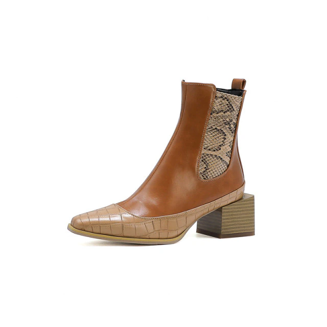  Naty Women's Fall Boots With Elastic Band Heels - Boots - DYAVOR® 