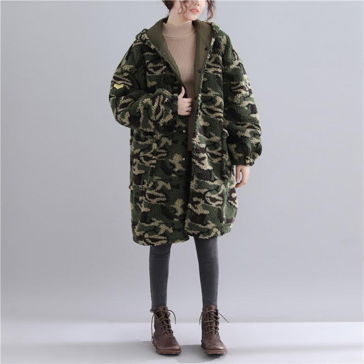  New army green parkas casual hooded jacket Fine pockets outwear -  - DYAVOR® 