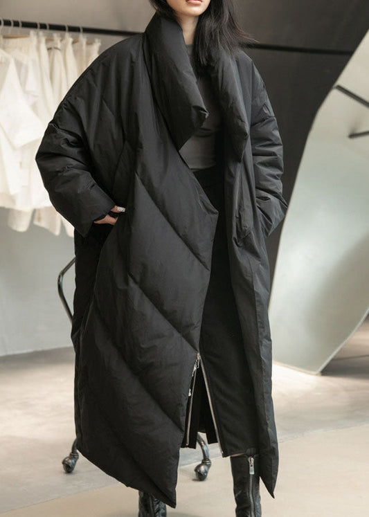  Plus Size Black Pockets Duck Down Coats Winter - Down Jackets - DYAVOR® 