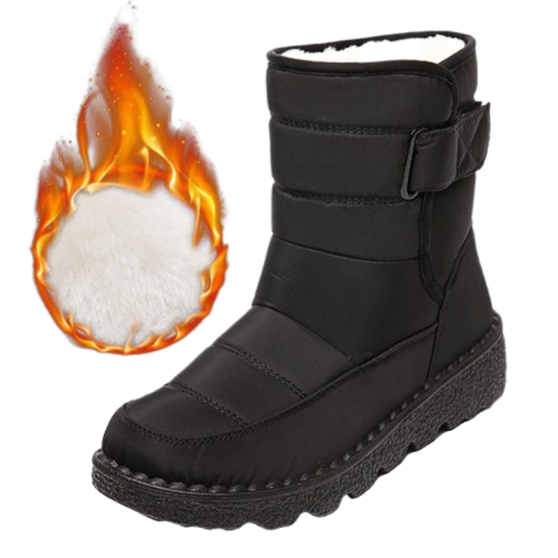  GRW Orthopedic Boots For Women Waterproof Comfortable Fur Lined Ankle Winter Snow Boots - Orthopedic Shoes - DYAVOR® 