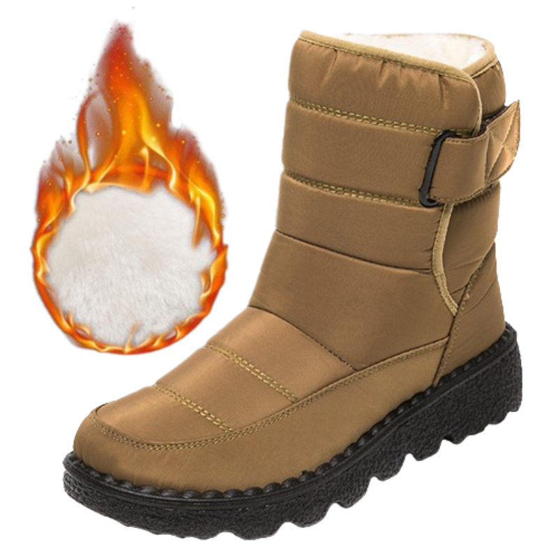  GRW Orthopedic Boots For Women Waterproof Comfortable Fur Lined Ankle Winter Snow Boots - Orthopedic Shoes - DYAVOR® 