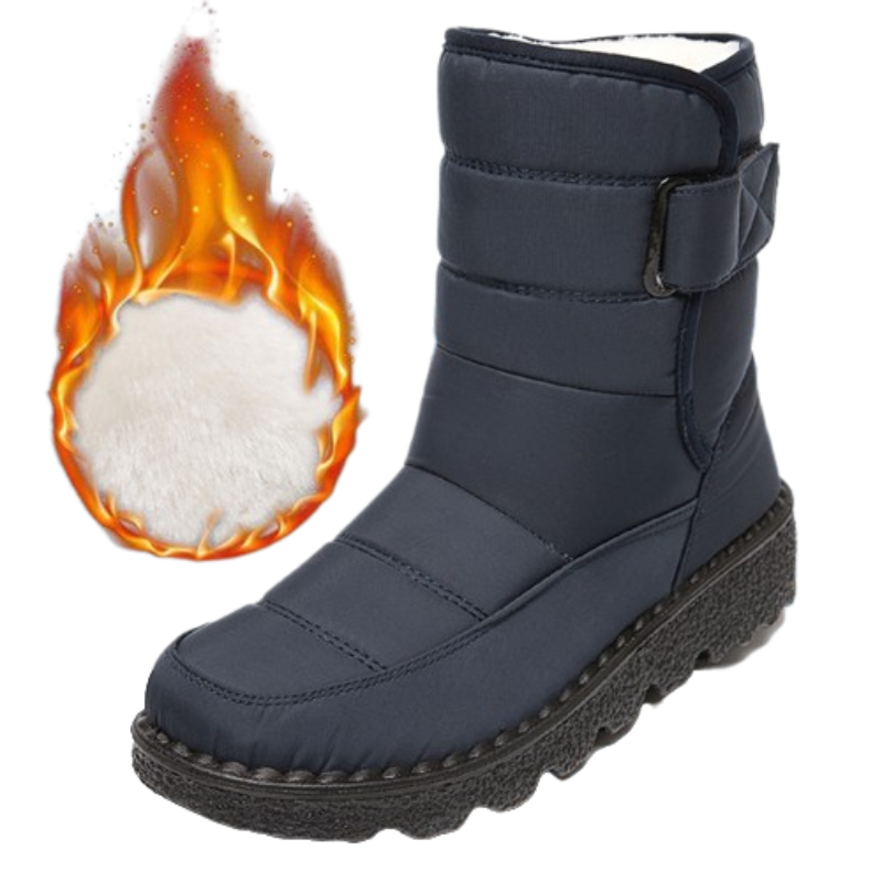  GRW Orthopedic Boots For Women Waterproof Comfortable Fur Lined Ankle Winter Snow Boots - Orthopedic Shoes - DYAVOR® 