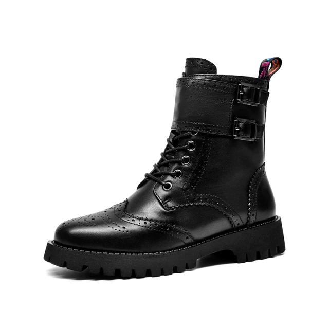  Rocosa Women's High Quality Side Buckle Leather Boots - Boots - DYAVOR® 