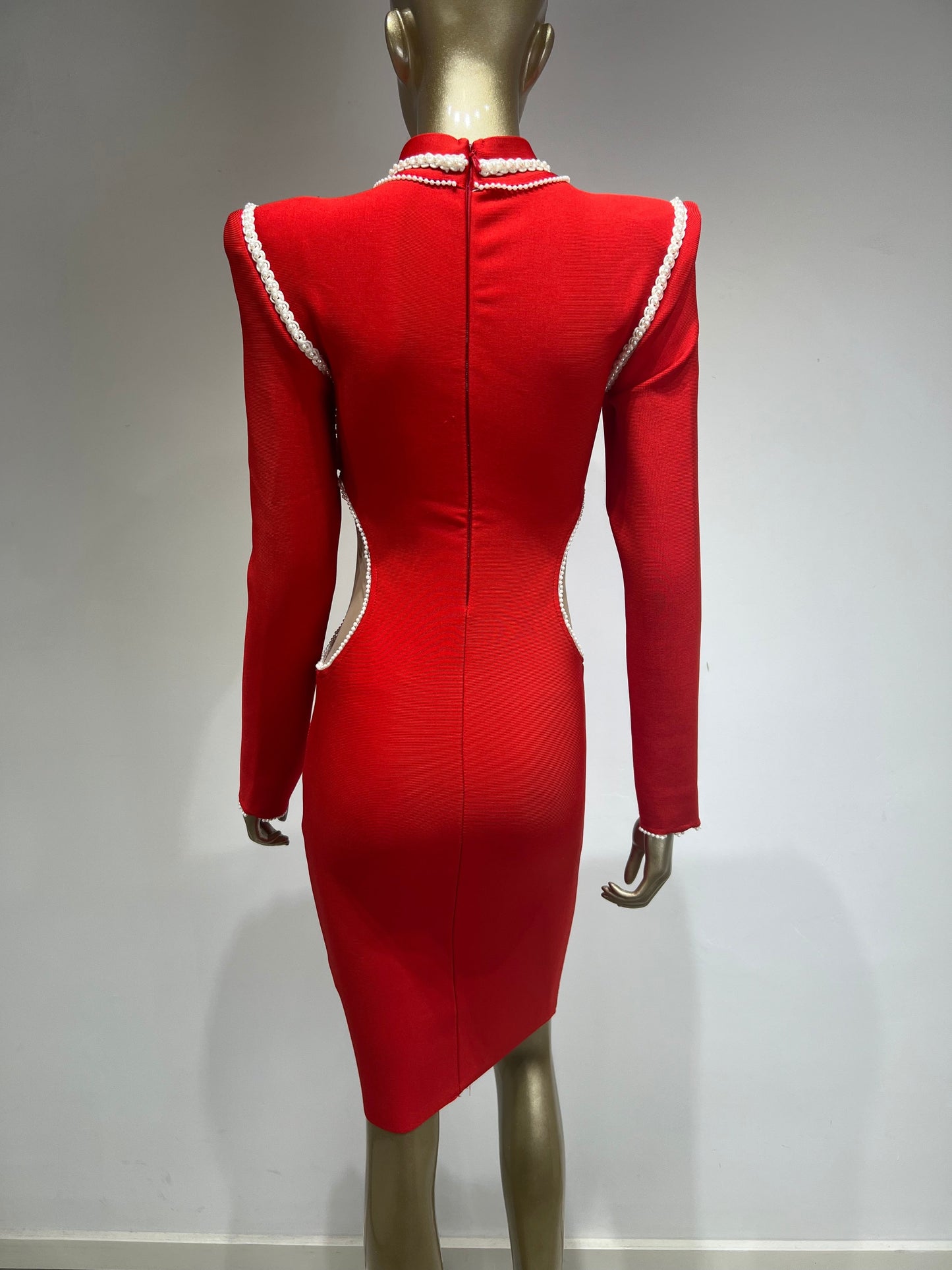 Red High Street Performance Party Dress