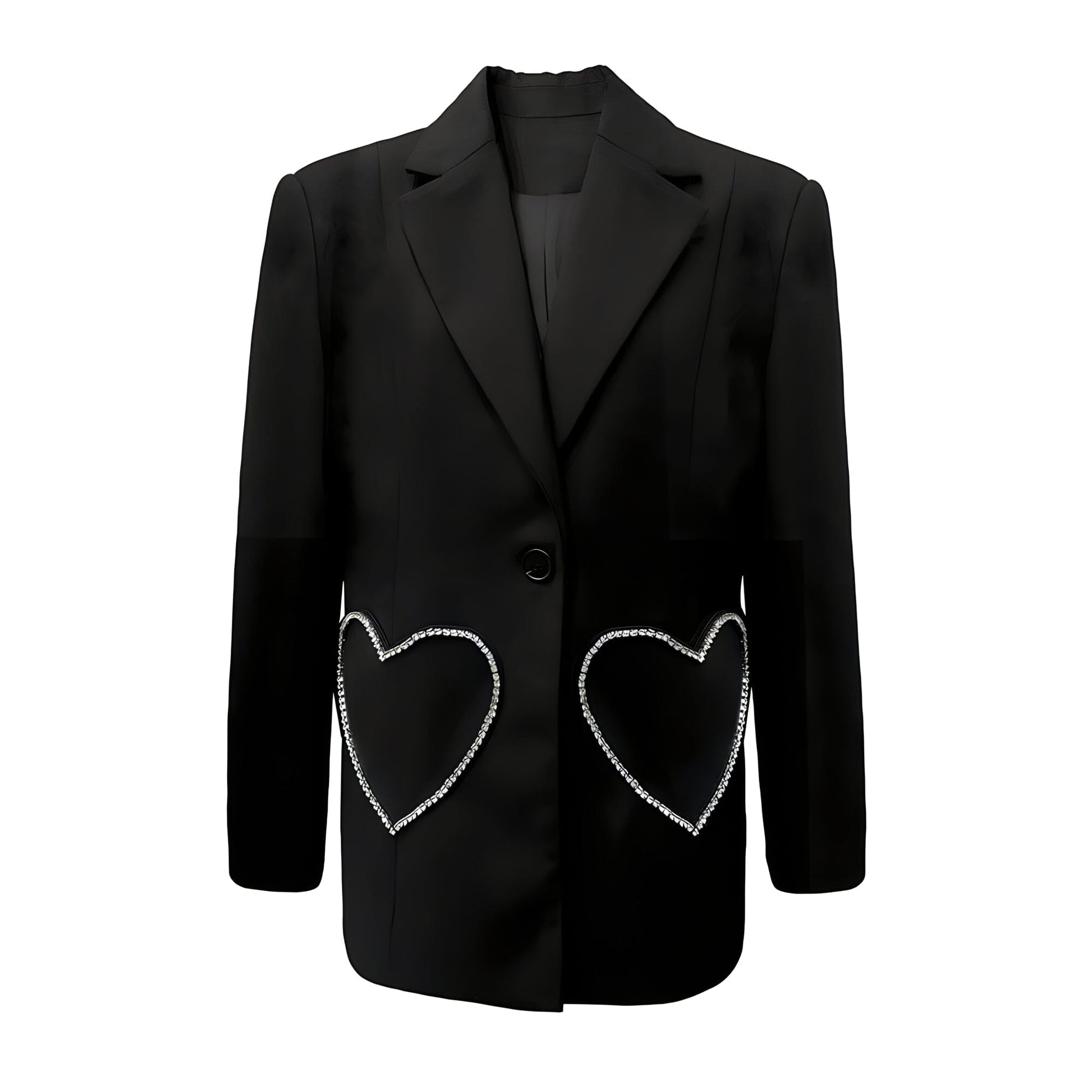  The Heartthrob Long Sleeve Sequin Blazer - 0 - DYAVOR® 