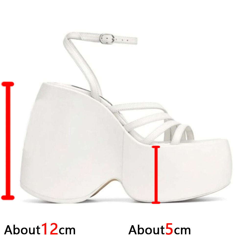 Woman Sandals Shoes Wedges High Heeled Comfy Leisure