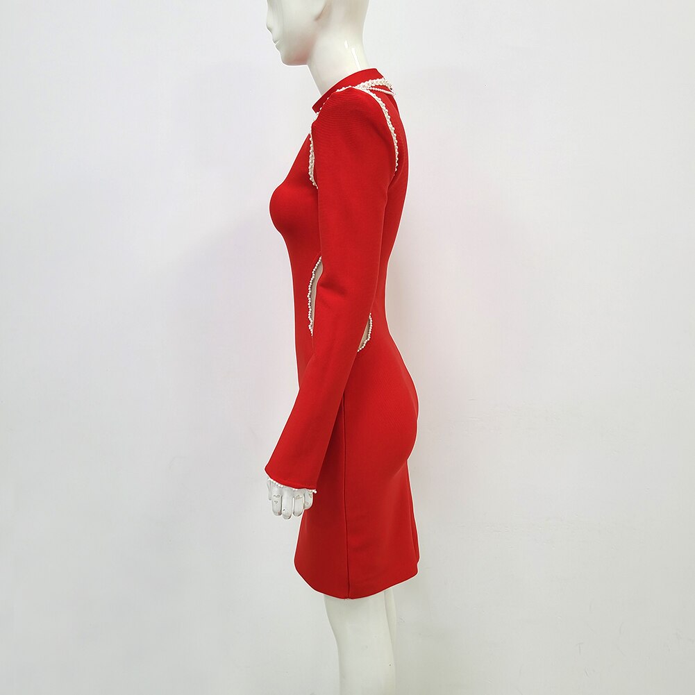 Red High Street Performance Party Dress