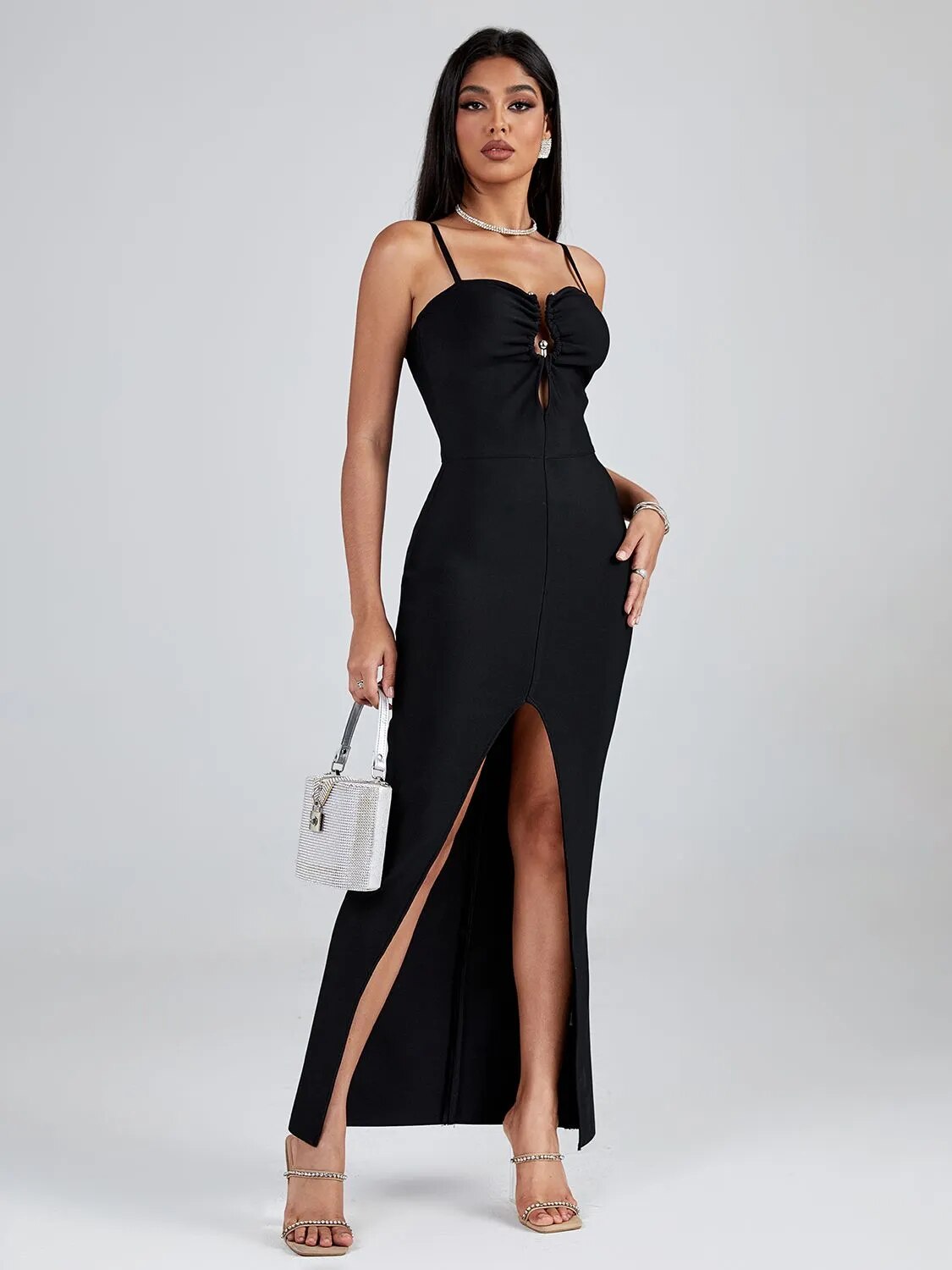  Black Bandage Bodycon Dress - Dresses - DYAVOR® 