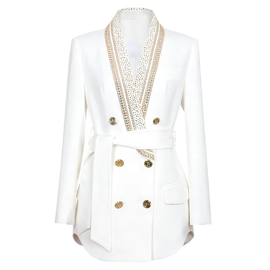  The Athens Long Sleeve Sequin Blazer - Multiple Colors - 0 - DYAVOR® 