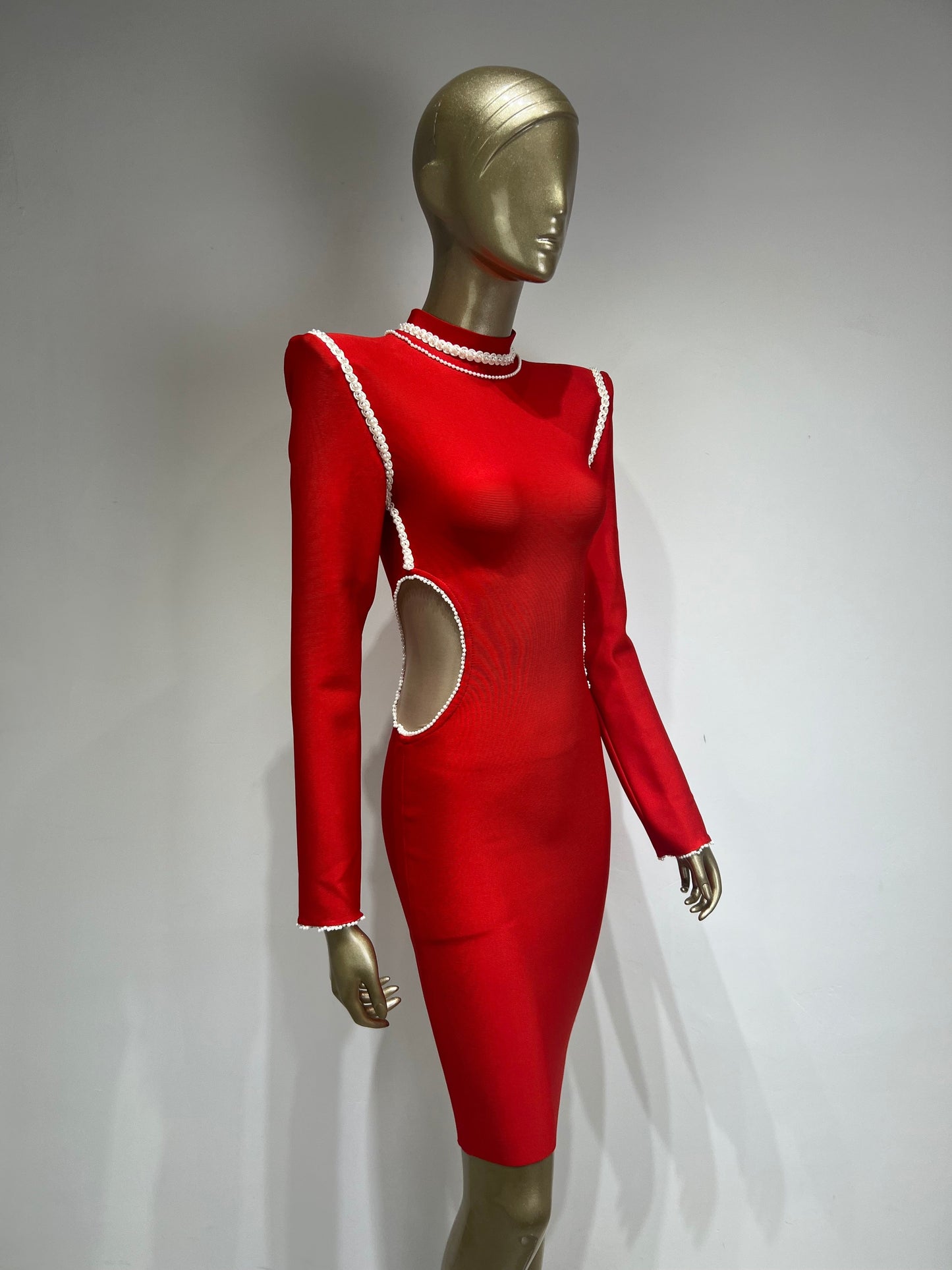 Red High Street Performance Party Dress