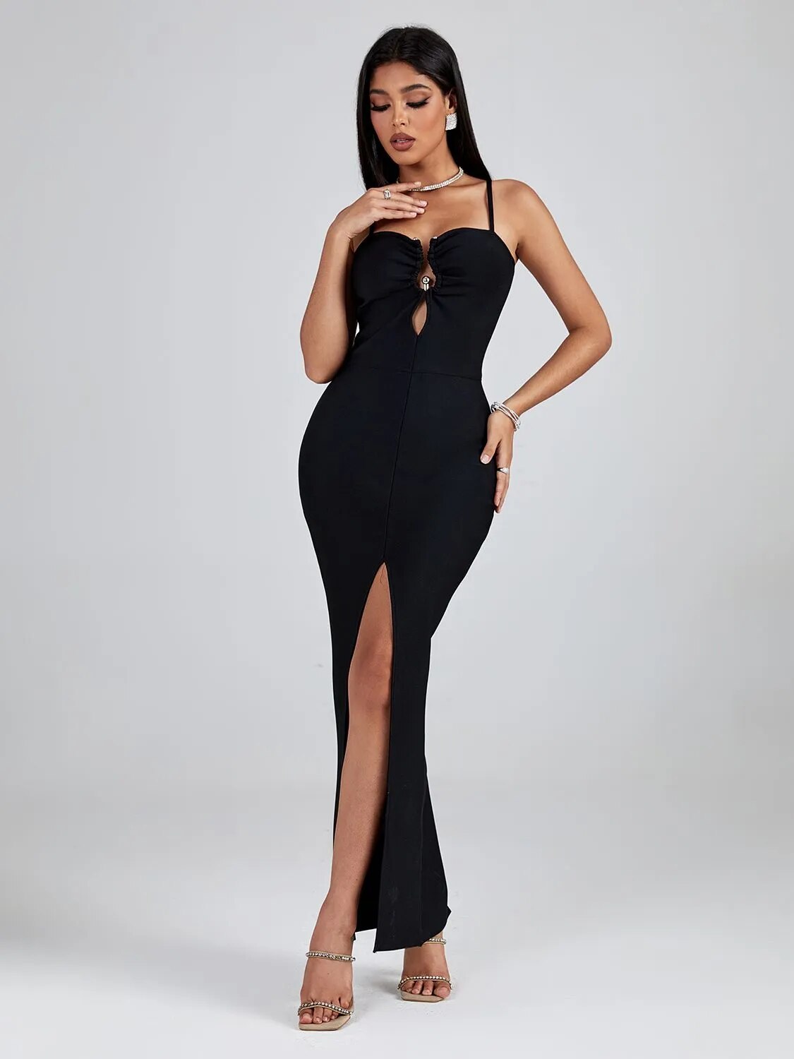  Black Bandage Bodycon Dress - Dresses - DYAVOR® 