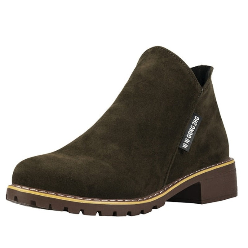  GRW Orthopedic Women Ankle Boots Suede Warm Zipper NonSkid Fashion Designed -  - DYAVOR® 