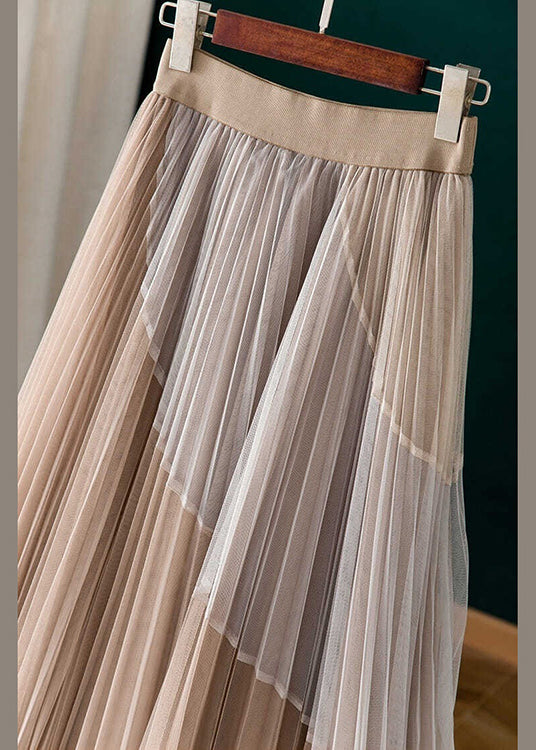  Vintage Purple Casual Print Pleated Fall Skirts - Skirts - DYAVOR® 