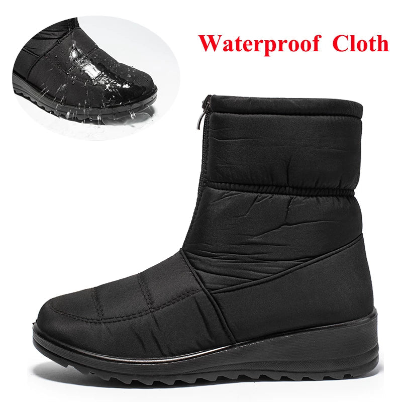  Groovywish Women Orthopedic Boots Plush Ankle Booties -  - DYAVOR® 