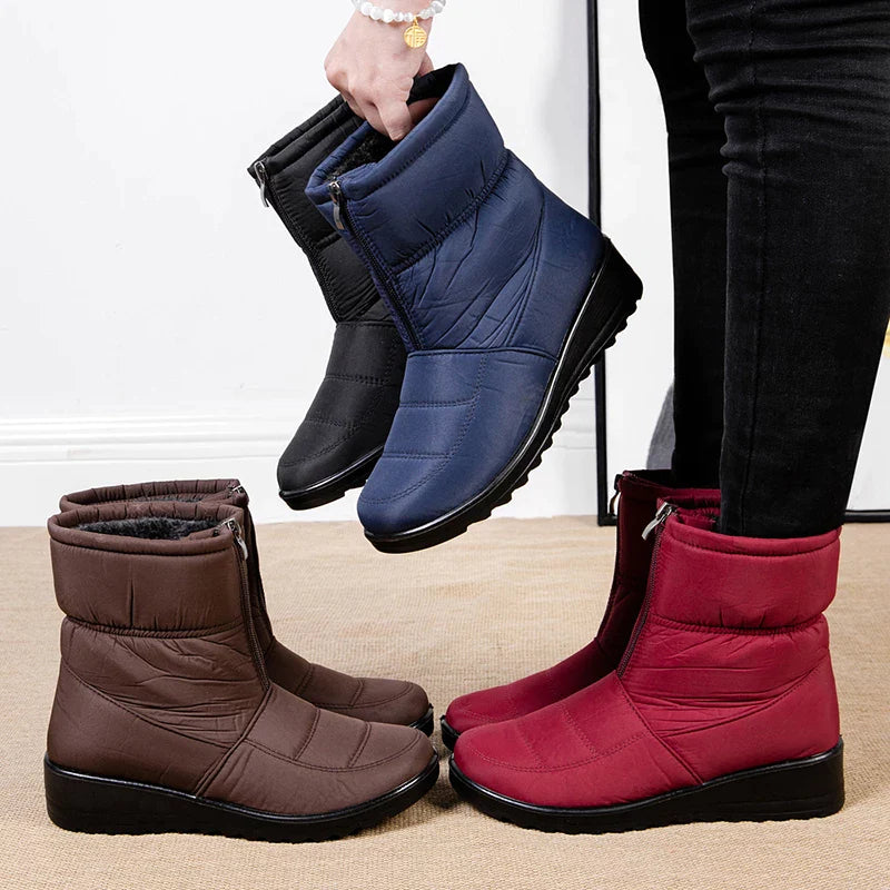  Groovywish Women Orthopedic Boots Plush Ankle Booties -  - DYAVOR® 