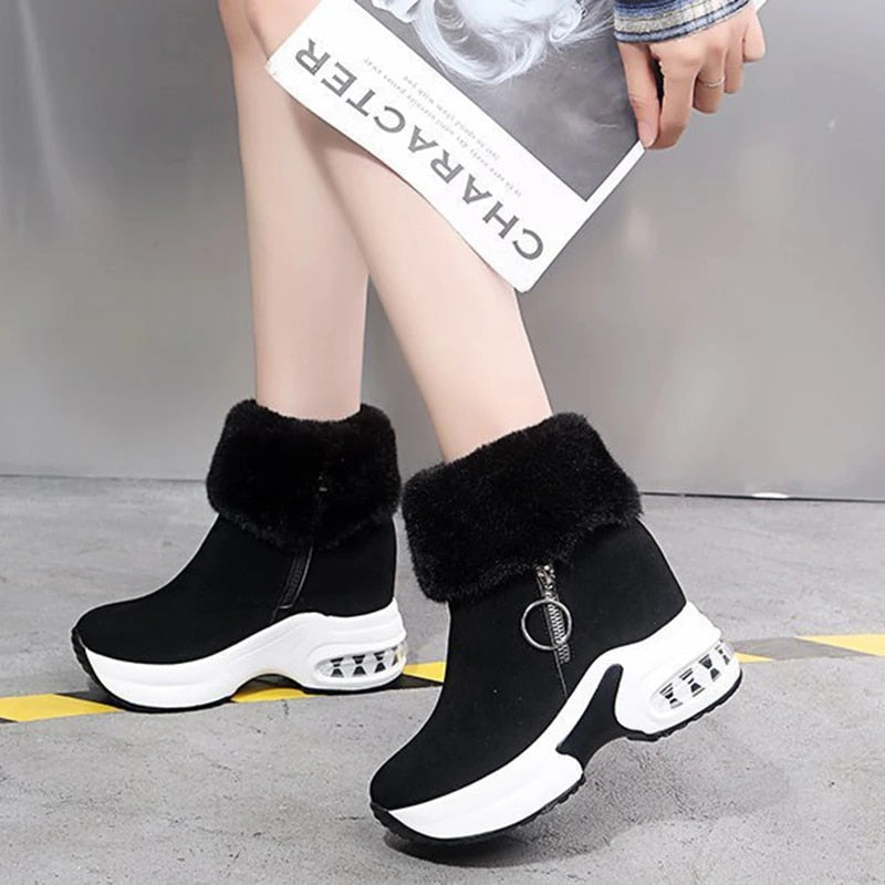  GRW Orthopedic Boots For Women Arch Support Warm Fur Ankle Boots - Shoes - DYAVOR® 