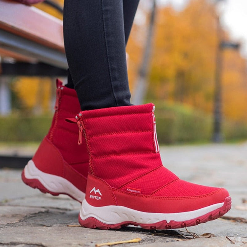  Groovywish Waterproof Women Snow Boots Nonslip Plush Orthopedic Shoes -  - DYAVOR® 