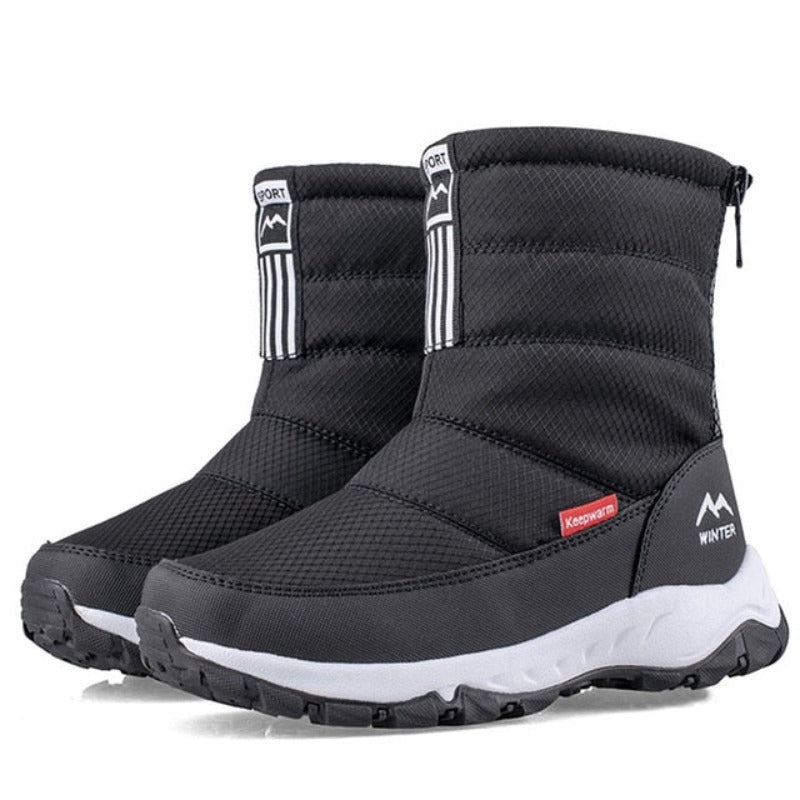  Groovywish Waterproof Women Snow Boots Nonslip Plush Orthopedic Shoes -  - DYAVOR® 