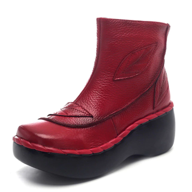  Zafiro Women's Spring Autumn Platform Booties - Booties - DYAVOR® 