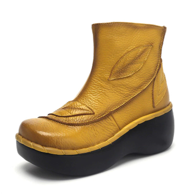  Zafiro Women's Spring Autumn Platform Booties - Booties - DYAVOR® 