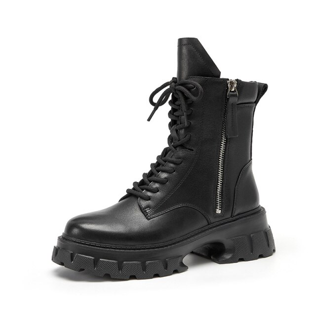  Zon Women's High Quality Leather Boots - Boots - DYAVOR® 