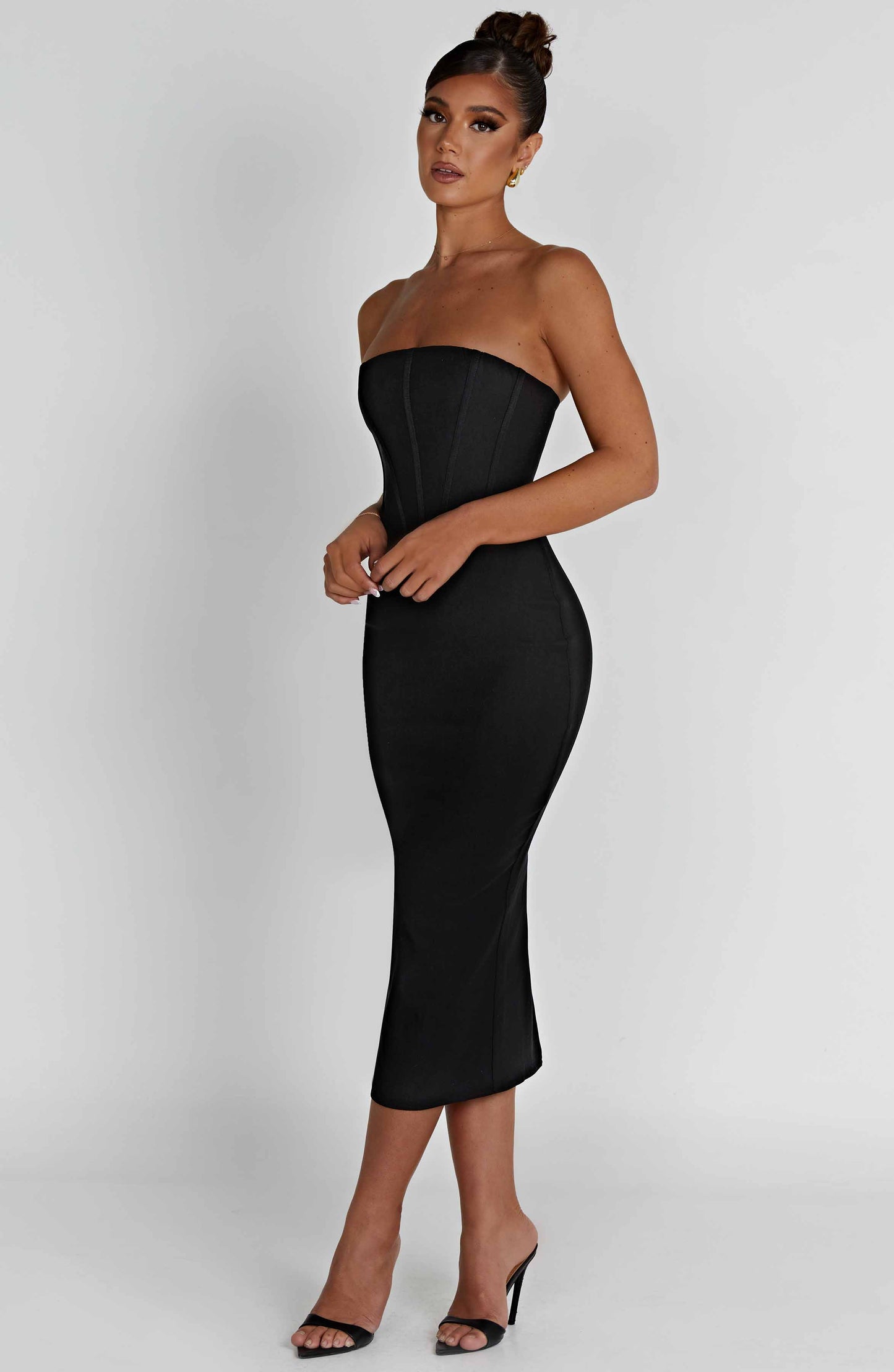  Amore Midi Dress - Black - Dress - DYAVOR® 