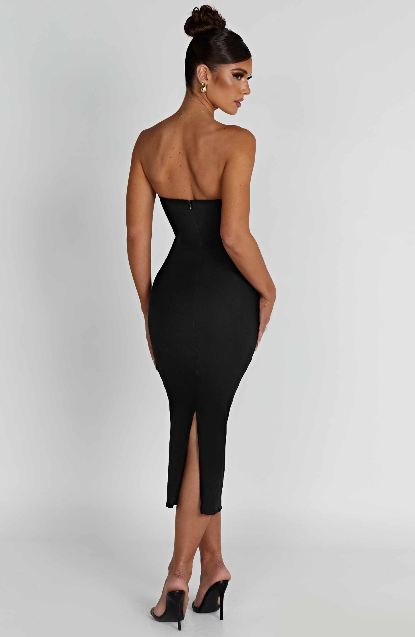  Amore Midi Dress - Black - Dress - DYAVOR® 