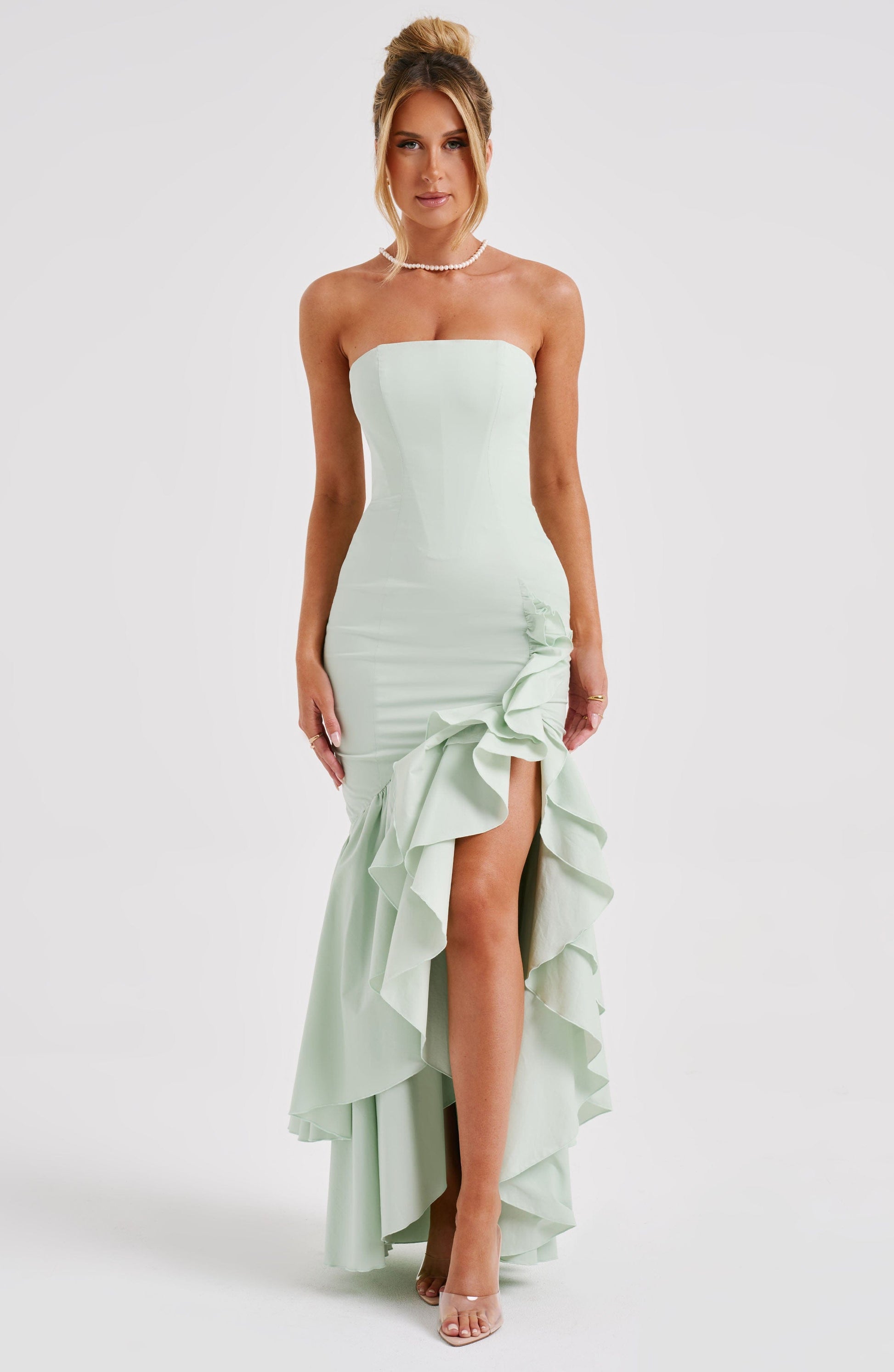  Angelina Maxi Dress - Sage - Dress - DYAVOR® 