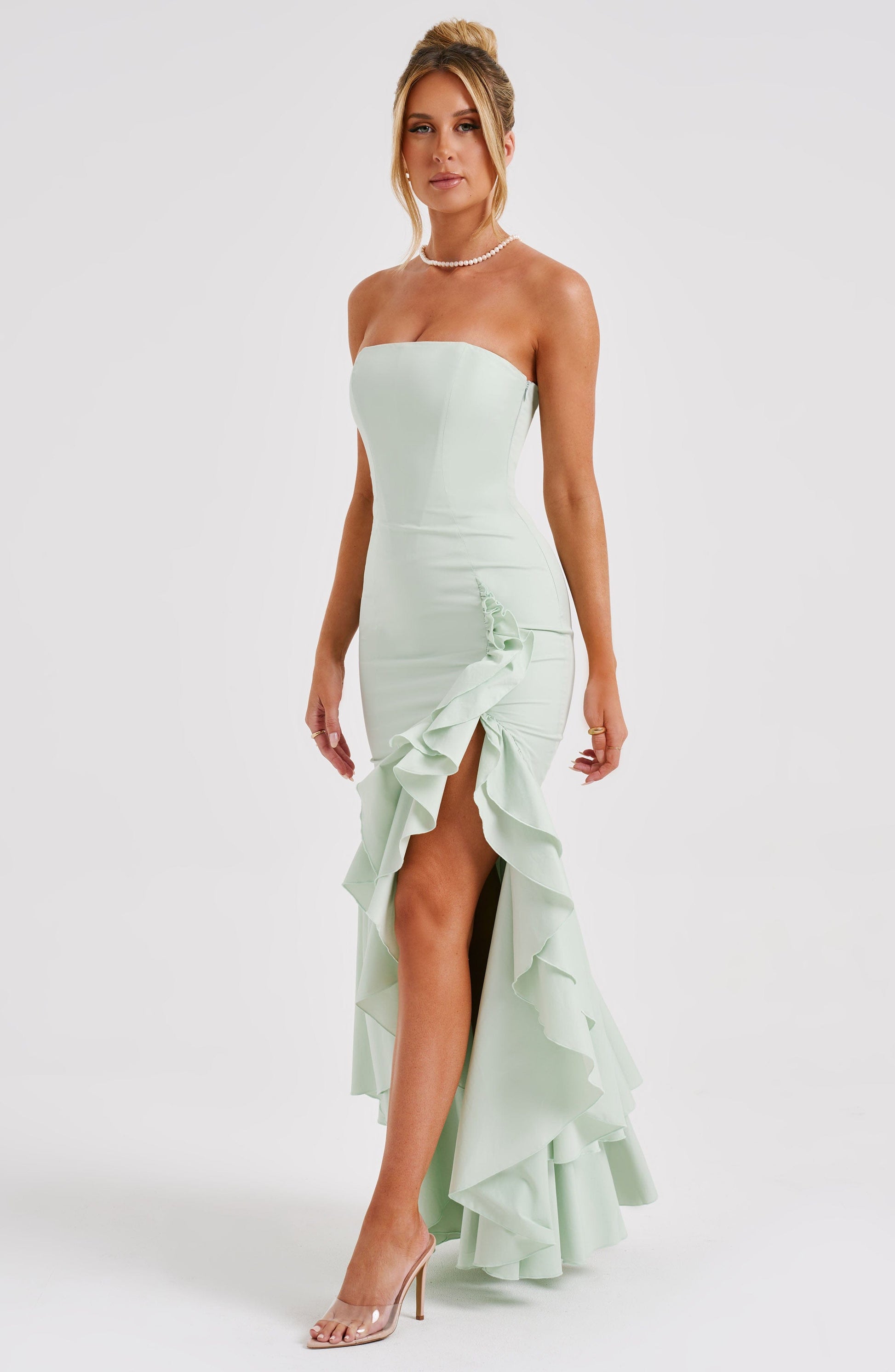  Angelina Maxi Dress - Sage - Dress - DYAVOR® 