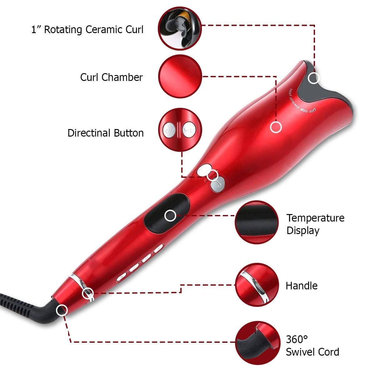  Auto-Curl™ Instant Curling Iron - Beauty And Personal Care - DYAVOR® 