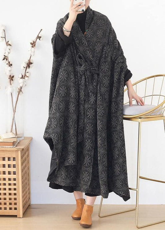  boutique  plus size clothing Jackets & Coats cloak women coats asymmetric wild wool coat - Trench coats - DYAVOR® 
