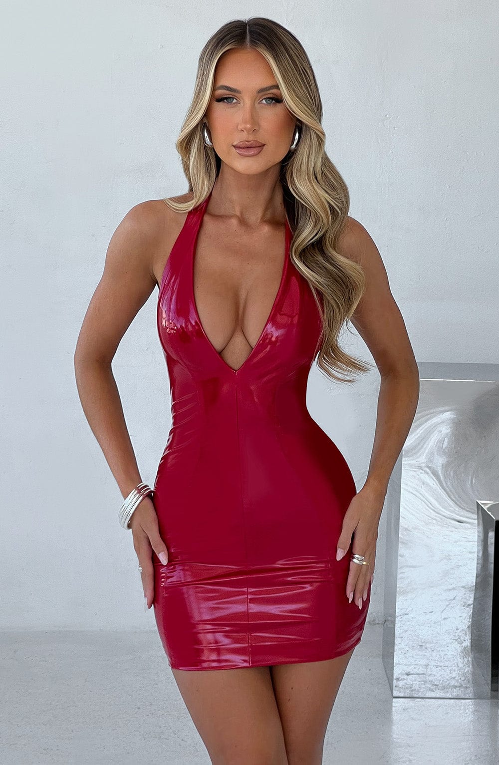  Brooke Mini Dress - Red - Dress - DYAVOR® 