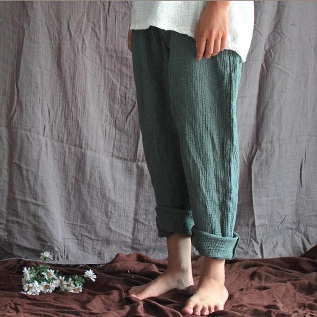  Cotton And Linen Pants | Zen -  - DYAVOR® 