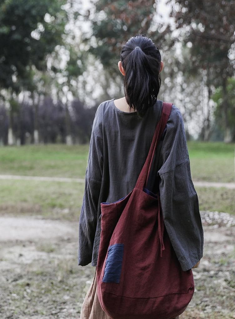 Asymmetrical Linen Shirt | Lotus