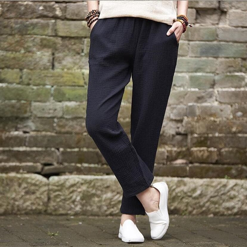  Plus Size Linen Pants -  - DYAVOR® 