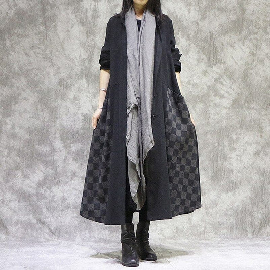  Lightweight Geometric Trench Coat | Nirvana - Cardigans - DYAVOR® 