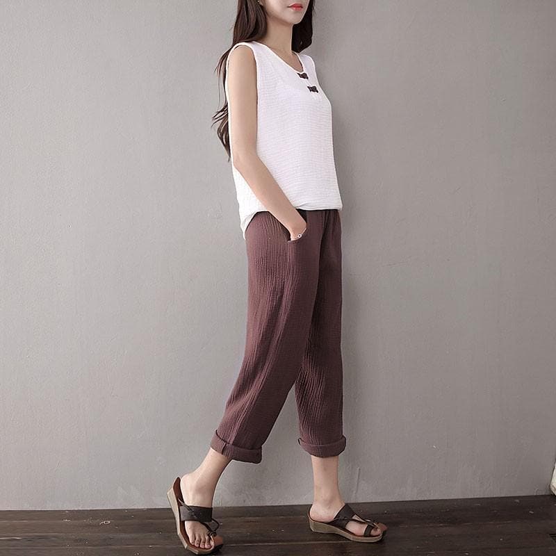  Cotton And Linen Pants | Zen -  - DYAVOR® 