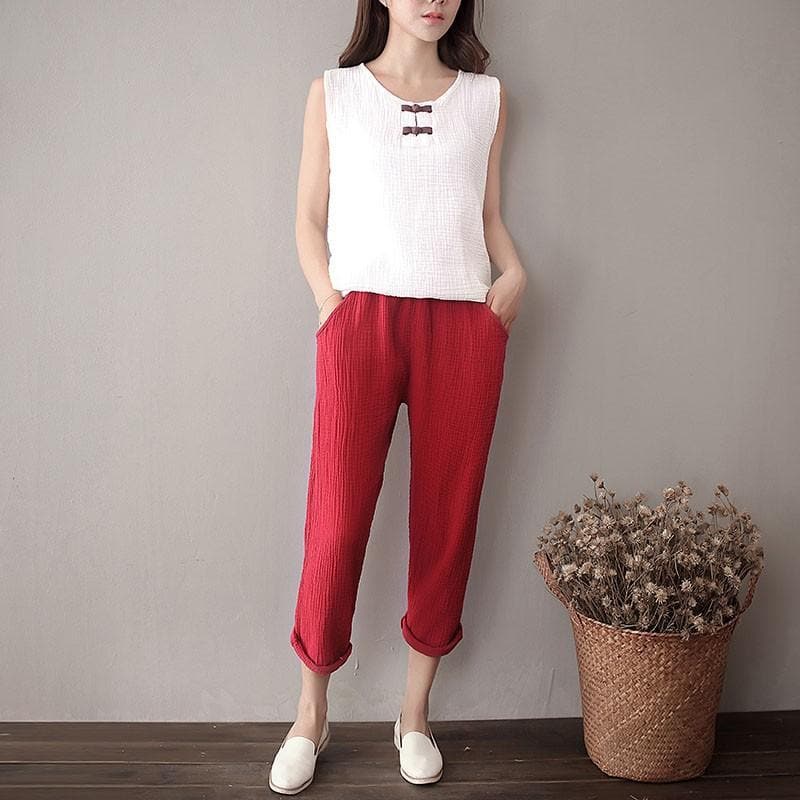  Cotton And Linen Pants | Zen -  - DYAVOR® 