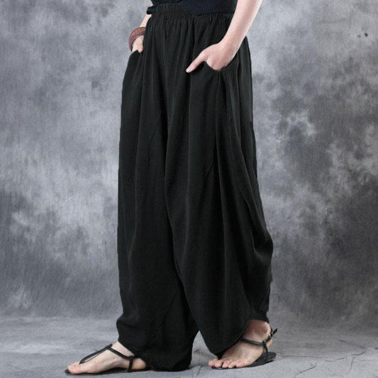  Flowy & Free Cotton Harem Pants  | Zen - Harem Pants - DYAVOR® 