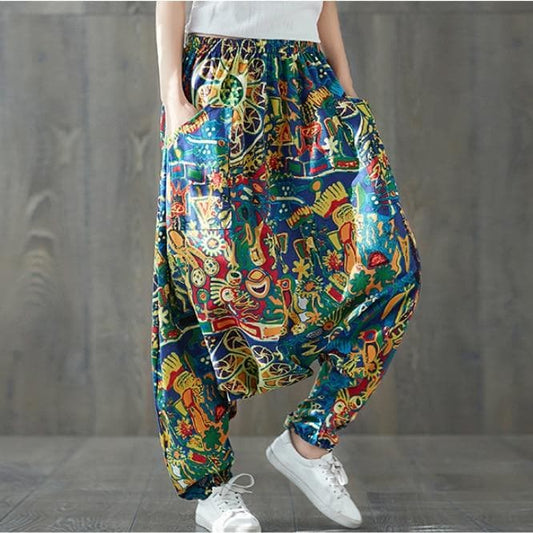  Colorful Plus Size Cotton Harem Pants - Harem Pants - DYAVOR® 