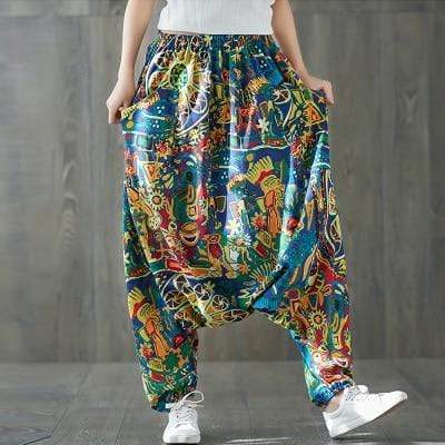  Colorful Plus Size Cotton Harem Pants - Harem Pants - DYAVOR® 