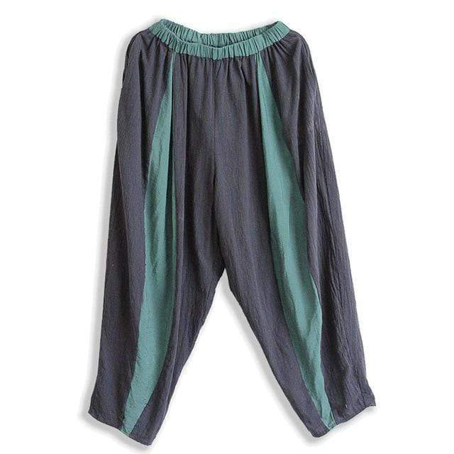 Gradient Colors Linen Harem Pants  | Lotus - Harem Pants - DYAVOR® 
