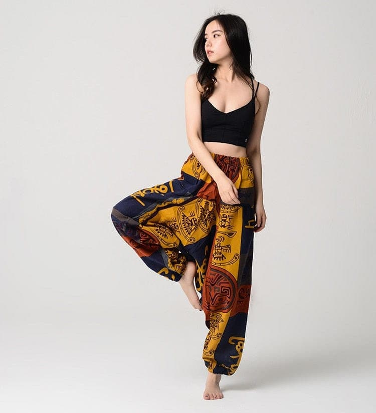  Ethnic Art Tribal Harem Pants - Harem Pants - DYAVOR® 