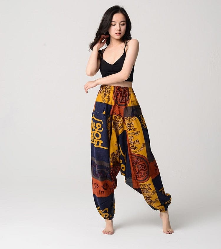  Ethnic Art Tribal Harem Pants - Harem Pants - DYAVOR® 