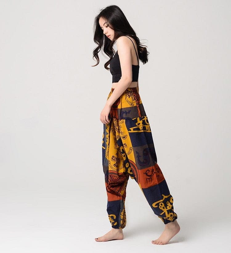  Ethnic Art Tribal Harem Pants - Harem Pants - DYAVOR® 