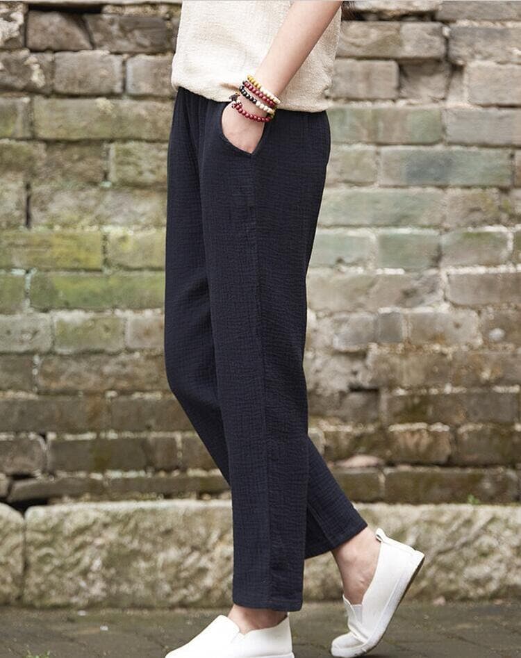  Plus Size Linen Pants -  - DYAVOR® 