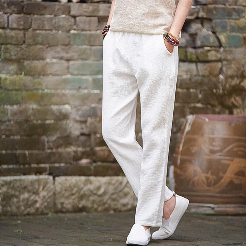  Plus Size Linen Pants -  - DYAVOR® 