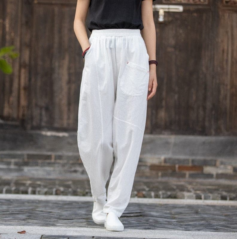  Casual Zen Cotton Linen Pants  | Zen -  - DYAVOR® 