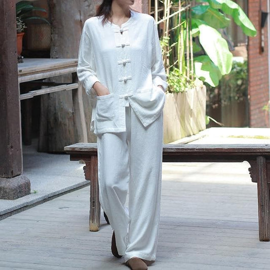 Zen Garden OOTD 2 Piece Outfit Blouse + Palazzo Pants  | Zen